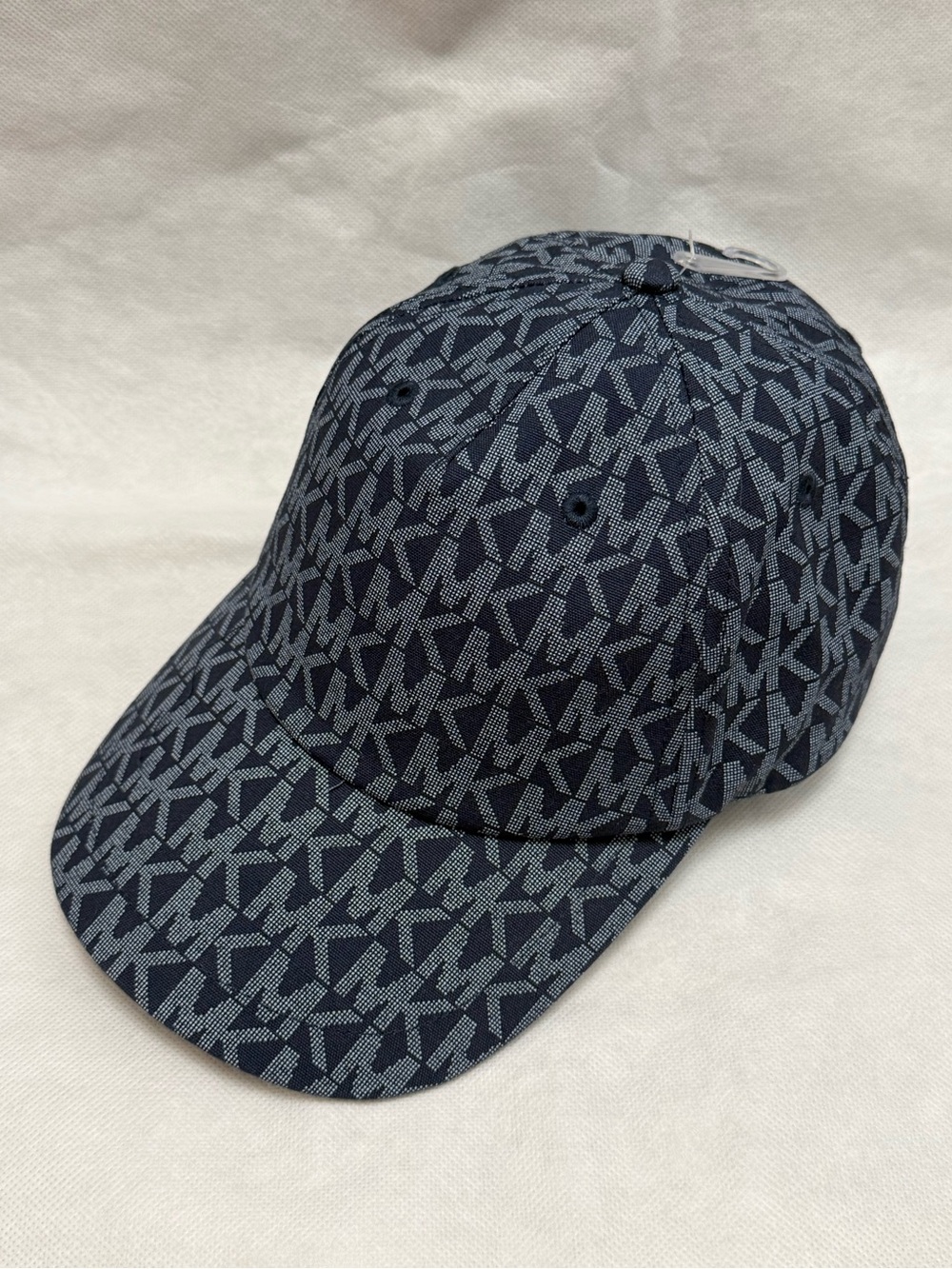 Michael Kors Navy Logo-Print Cap